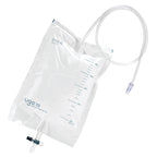 Ugo 2L Night Bags (x10) - Urine Drainage Bags/Catheter Night Bags, T Tap or Lever Tap with Kink Free Connection (Pack of 10) (Ug