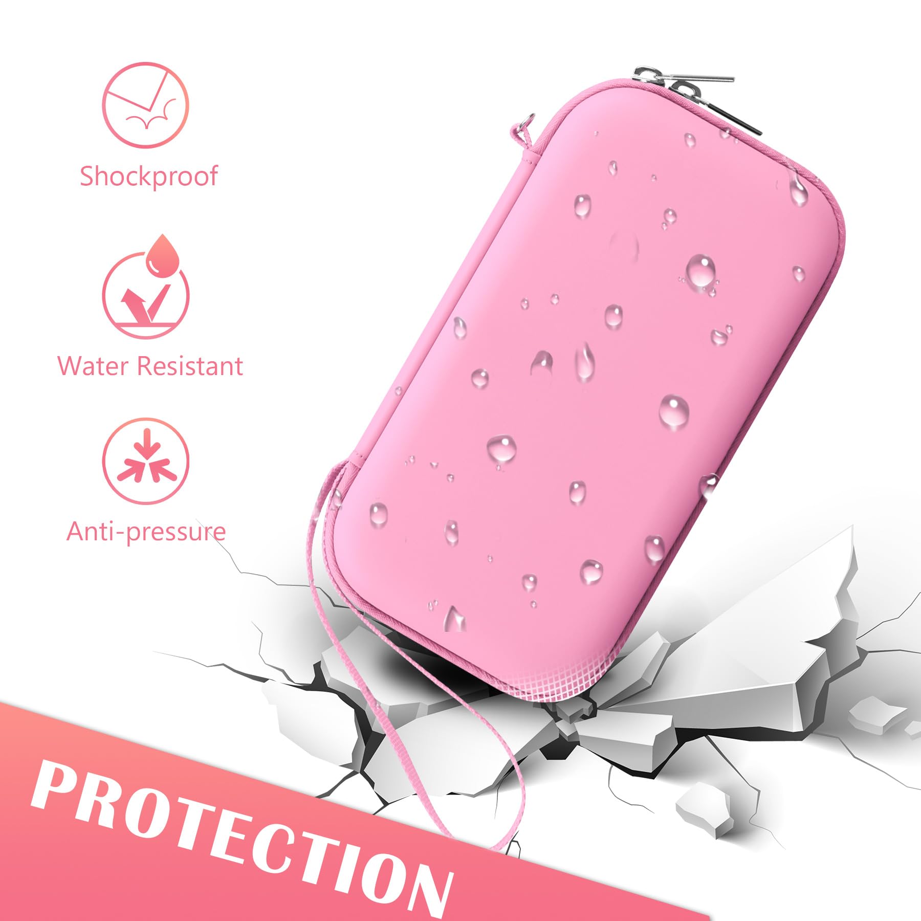 BOVKE Carrying Case for Handheld Electric Nebulizer for Adults and Kids, Inhaler Spacer Bag, Portable Electric Nebulizer Asthma