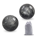 Coolrunner 2 Marble Dark Grey Baoding Balls Chinese Health Stress Relieve Hand Exercise Hand Massage Hand Balls