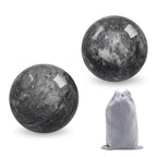 Coolrunner 2 Marble Dark Grey Baoding Balls Chinese Health Stress Relieve Hand Exercise Hand Massage Hand Balls