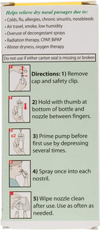 Ayr Saline Nasal Gel No-Drip Sinus Spray,0.75 Fl Oz (Pack of 3)