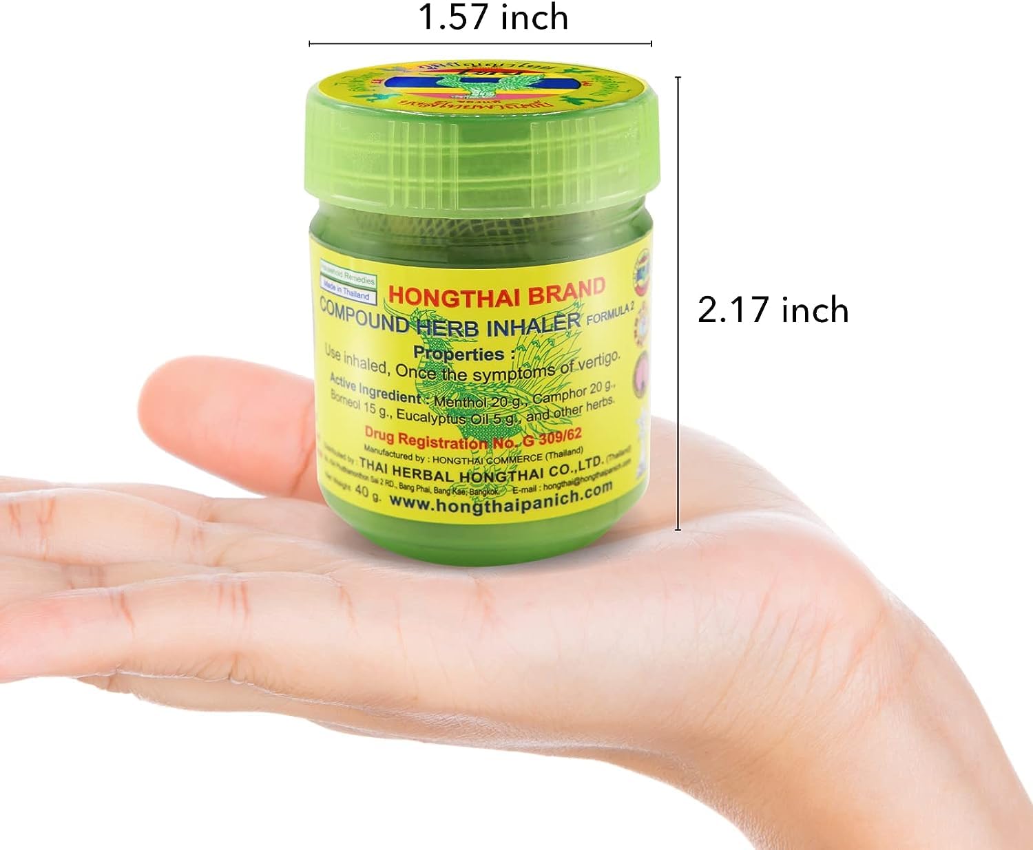 HONG THAI Traditional Thai 10G 6 Bottles