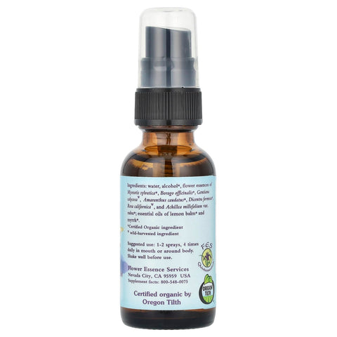 Flower Essence Services Flourishing Formulas Grief Herbal Supplement Spray, 1 Ounce