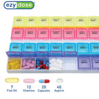 EZY DOSE Monthly Medtime (28-Day) Pill Planner Monthly Pill Organizer