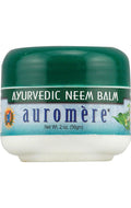 Auromere Ayurvedic Neem Balm - All Natural Rosacea, Eczema And Psoriasis Cream for Face and Body - Contains 34% Neem Oil for Ski