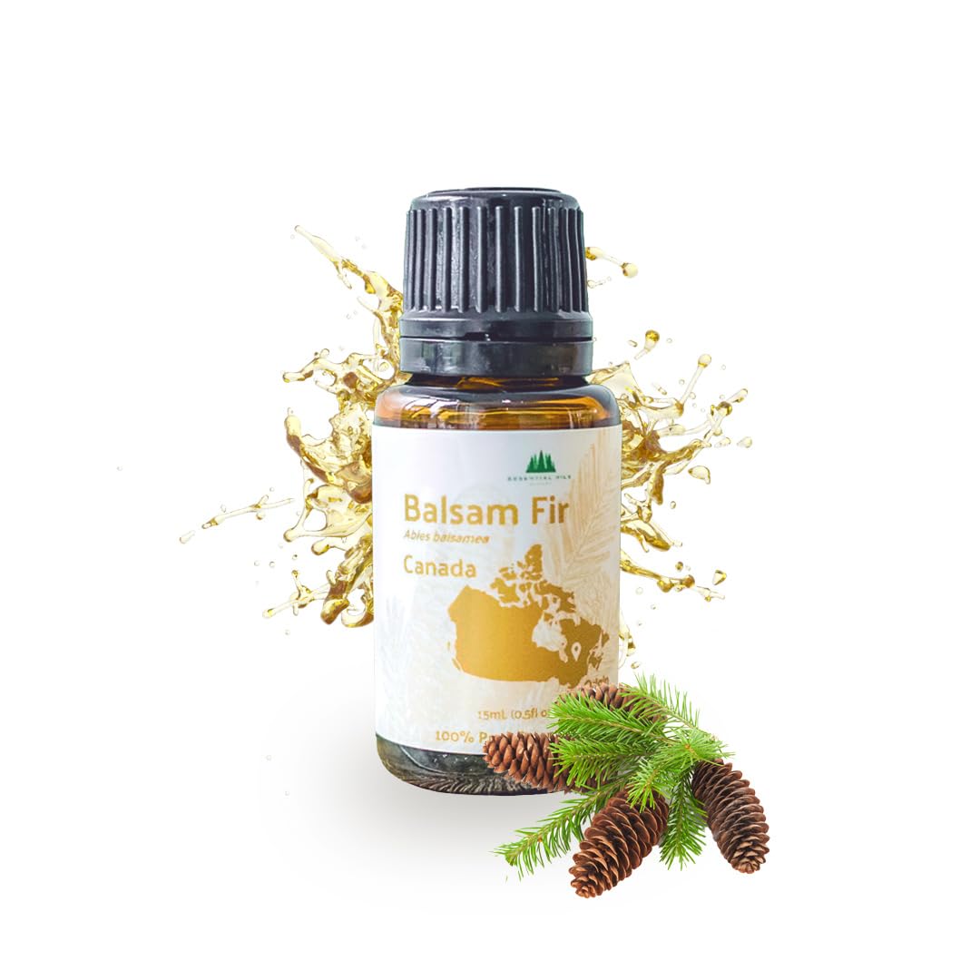 Nature Packaged Balsam Fir Essential Oil (15ml) - Direct from Our Farm Partner in Canada - Essential Oils for Home, Humidifier, 