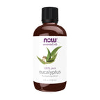 NOW Essential Oils, Eucalyptus Oil, Clarifying Aromatherapy Scent, Steam Distilled, 100% Pure, Vegan, Child Resistant Cap, 4-Oun