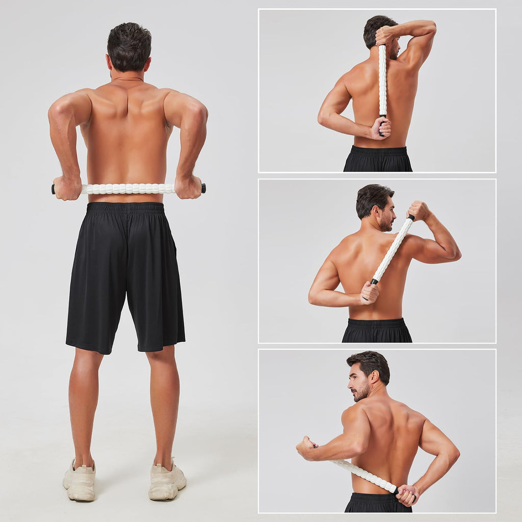 MZDXJ Muscle Roller Stick, Massage Stick for Full Body Relaxation, Relieves Muscle Soreness, Tension, Stiffness, for Shoulders,