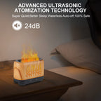 NEWYID Aromatherapy Diffuser with 5 Essential Oils, Oil Diffuser with Flame Light 3 Mist Mode 4 Timer Up to 12H of Continuous Ar