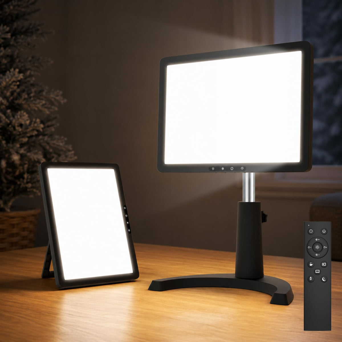 12000 Lux Daylight Lamp LED Desk Sun Light Lamp with Remote & Touch Control
