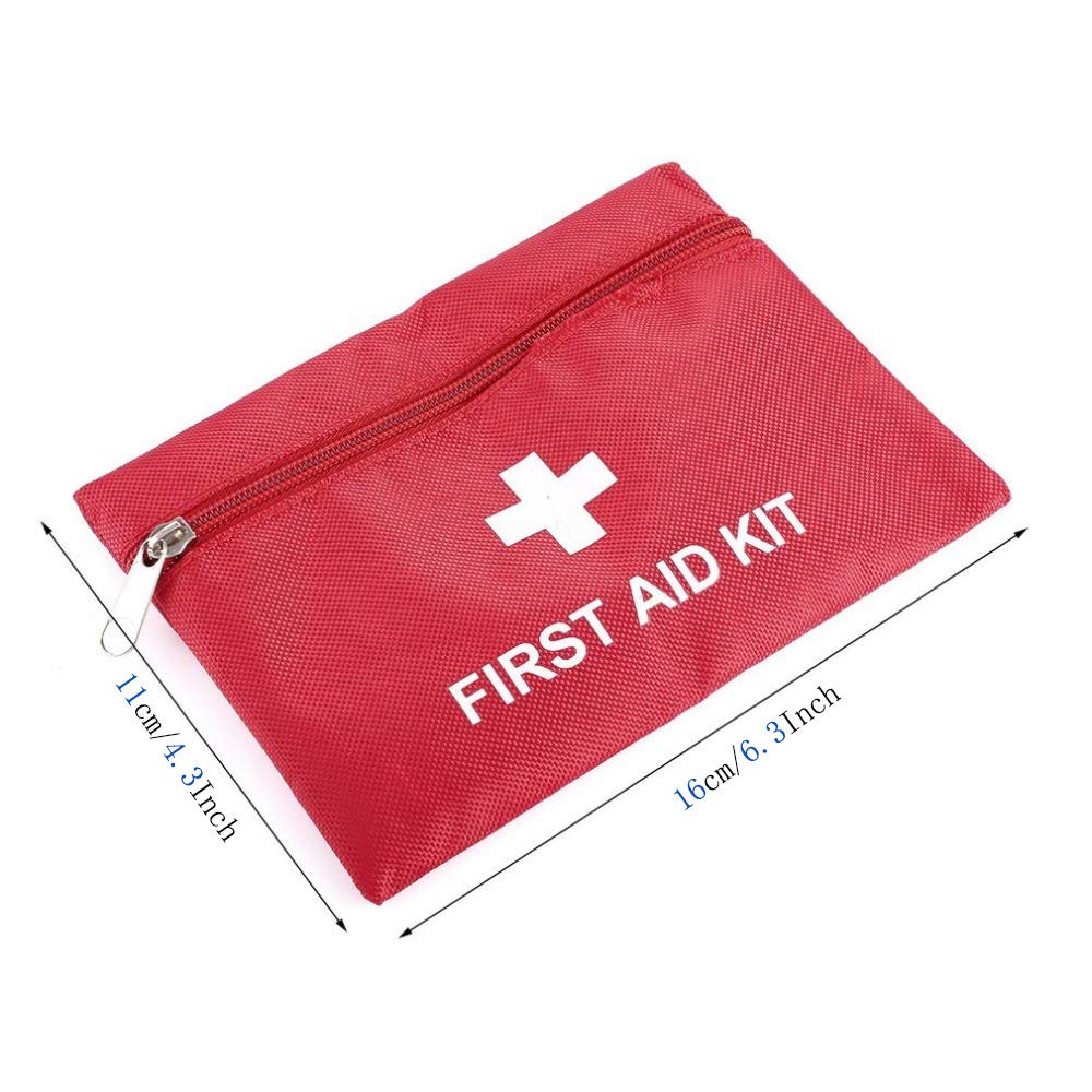 MTGHYARE 12 Pack Small First Aid Kit Bag Empty, First Aid Bag Pouch for Home Office Car Businesses Camping(Empty, No Contents)