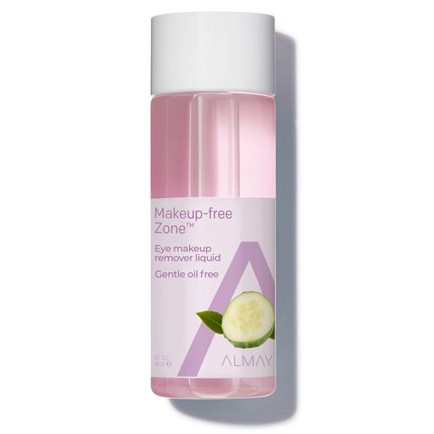 Almay Eye Makeup Remover Liquid with Aloe ,Oil Free, Hypoallergenic, Fragrance Free, Dermatologist & Ophthalmologist Tested, 4 F