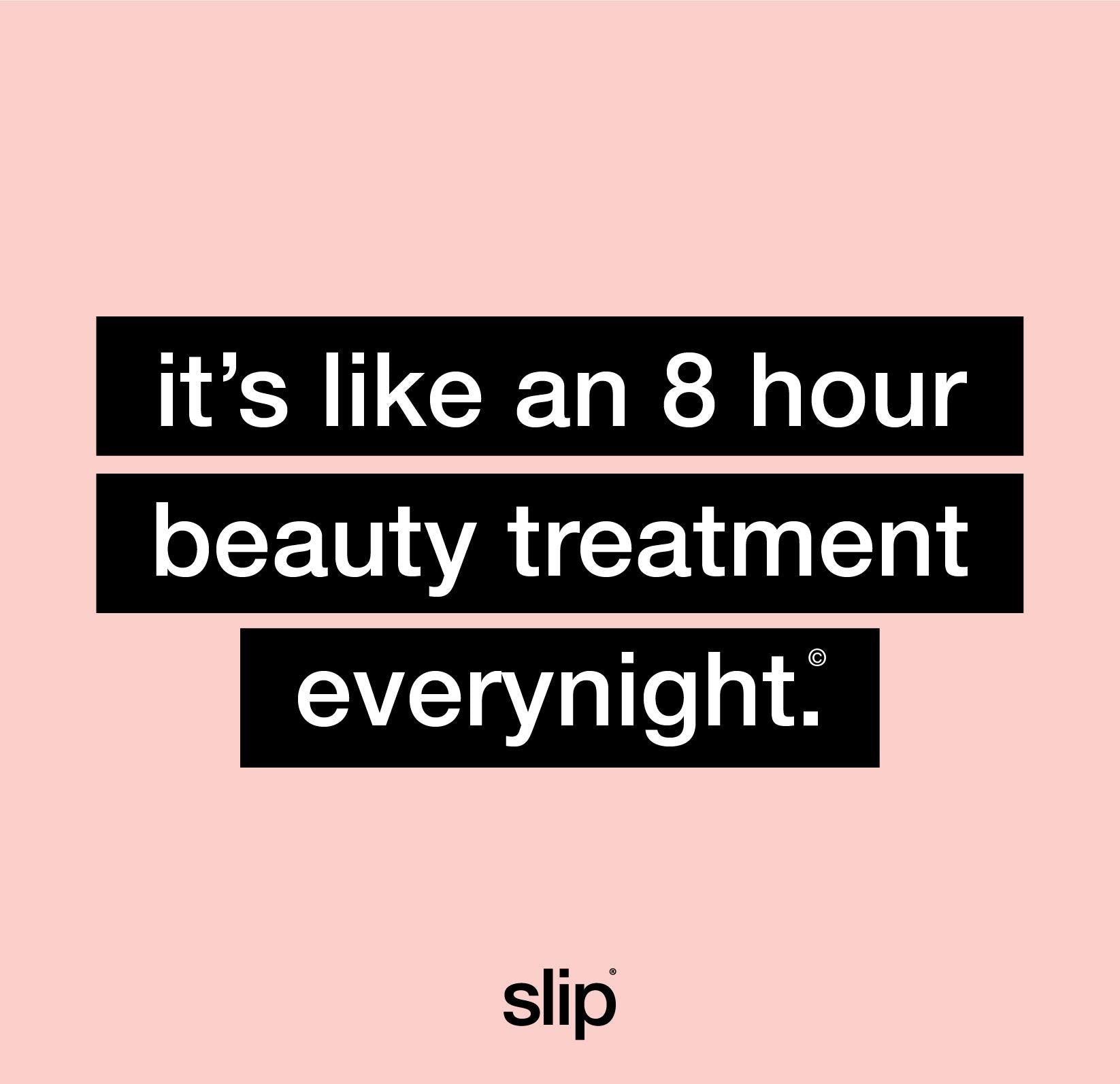 Slip Silk Sleep Mask, Bridesmaid Pink Embroidered (One Size) - 100% Pure Mulberry 22 Momme Silk Eye Mask - Comfortable Sleeping