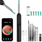 Bekhic Ear Wax Removal - Earwax Remover Tool with 8 Pcs Ear Set, Ear Cleaner with1080P HD Otoscope Camera, Built-in WiFi,Ear Cle