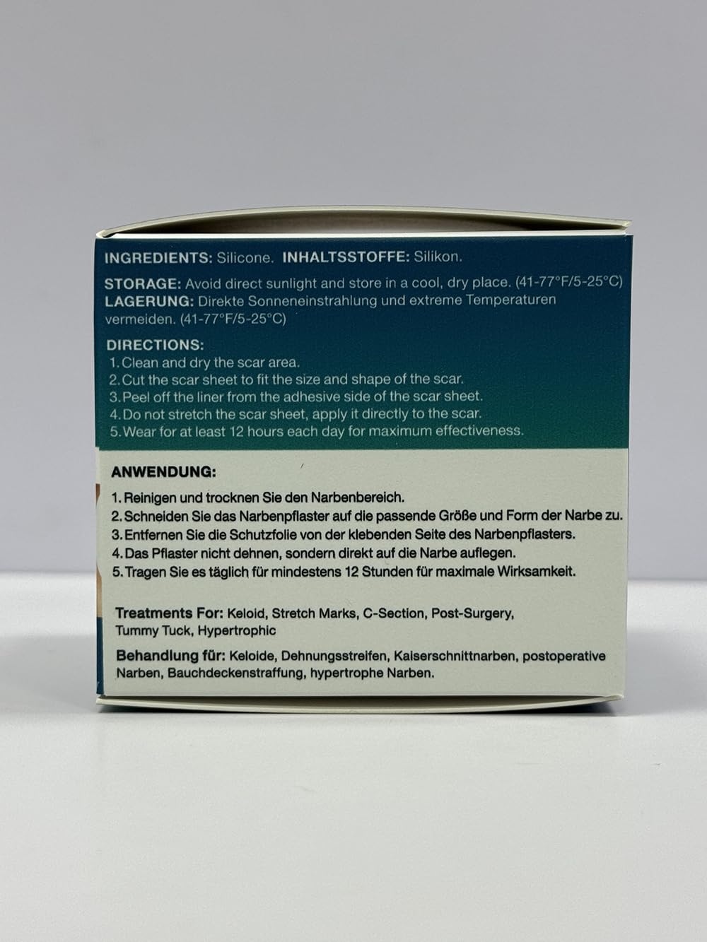 Silicone Scar Sheets, Silicone Scar Tape(1.6''x 120'' Roll-300CM), Silicone Tape for Scars, Scar Tape for Surgical Scars, Silico