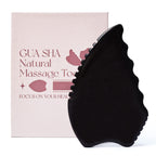 tophld Gua Sha Facial Tools, Natural Bian Stone Gua Sha Jade Massage Tool, Body Gua Sha Stone with Comb, Large GuaSha Set for Tr