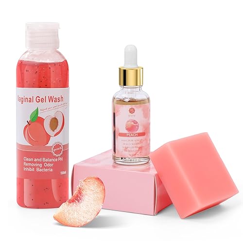 Feminine Wash & Yoni Oil & Yoni Soap Set for Women, Yoni Wash for Vaginal Ph Balance Remove Odor Moisturizing, 1 Fl.Oz Feminine