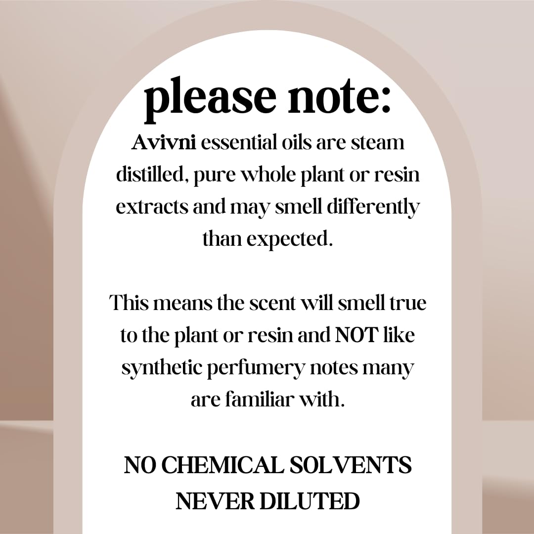 Avivni Bulgarian Rose Otto Essential Oil - 100% Pure & Natural, Organic, Undiluted for Aromatherapy, Hair, Diffuser (0.33oz - 10