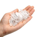 Top Plaza 0.44lb Bulk Irregular Shape Polished Clear Quartz Crystal Points 0.59-1.57'' Natural Tumbled Stones for Decor Reiki Cr
