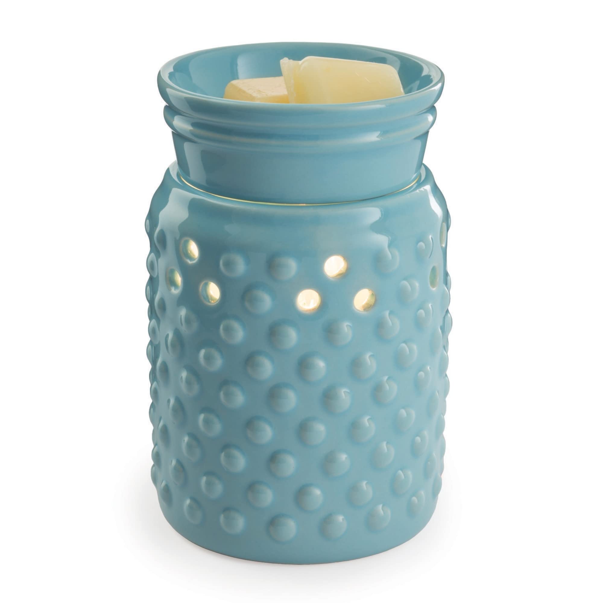 Candle Warmers ETC. Midsized Illumination Fragrance Warmer- Light-Up Warmer for Warming Scented Candle Wax Melts and Tarts or Fr