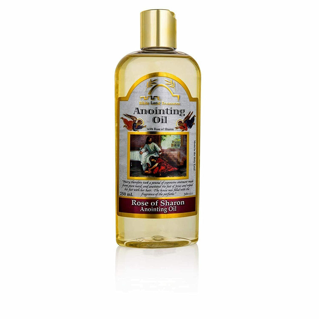 Rose of Sharon Bible Land Treasures Anointing Oil, Biblical Oils from The Holy Land. 8.45 fl.oz | 250 ml