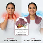 Soothing Herbal Neck & Shoulder Wrap – Hot/Cold Aromatherapy