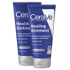CeraVe Healing Ointment | 2 Pack (5 Ounce Each) | Cracked Skin Repair Skin Protectant with Petrolatum Ceramides | Lanolin & Frag