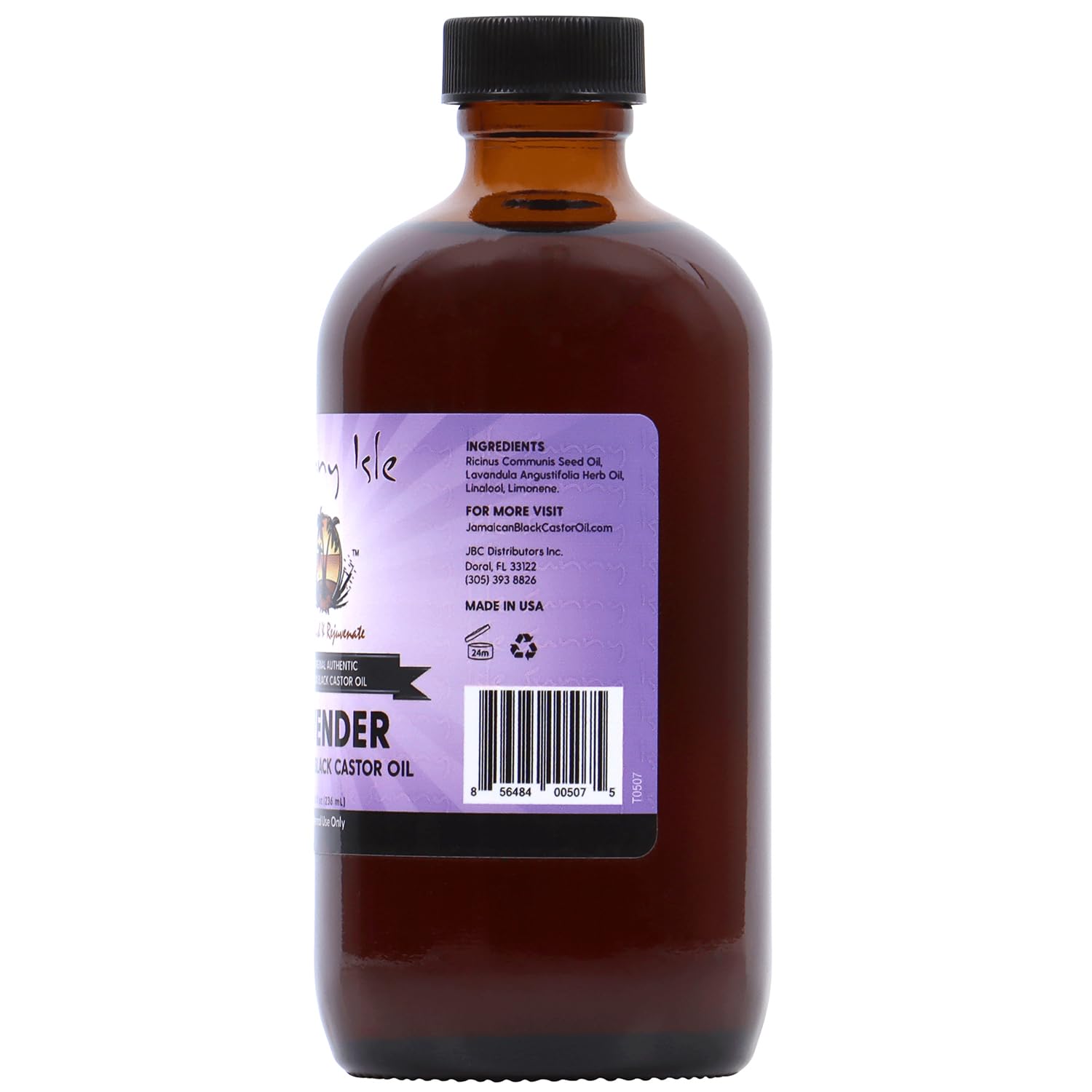 Sunny Isle Lavender Jamaican Black Castor Oil 8oz
