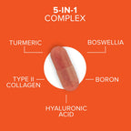 Qunol 5-in-1 Joint Support Supplement, Fast Acting, One Pill Dose, Support Healthy Inflammation Response & Discomfort Caused by
