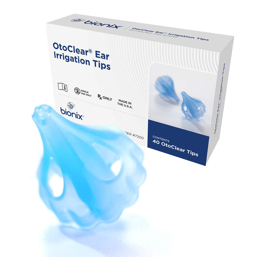 Bionix - OtoClear Ear Irrigation Tips, Earwax Removal Tips, Comfortable, Easy-To-Use, Pairs with Bionix Ear Cleaning Water Syste