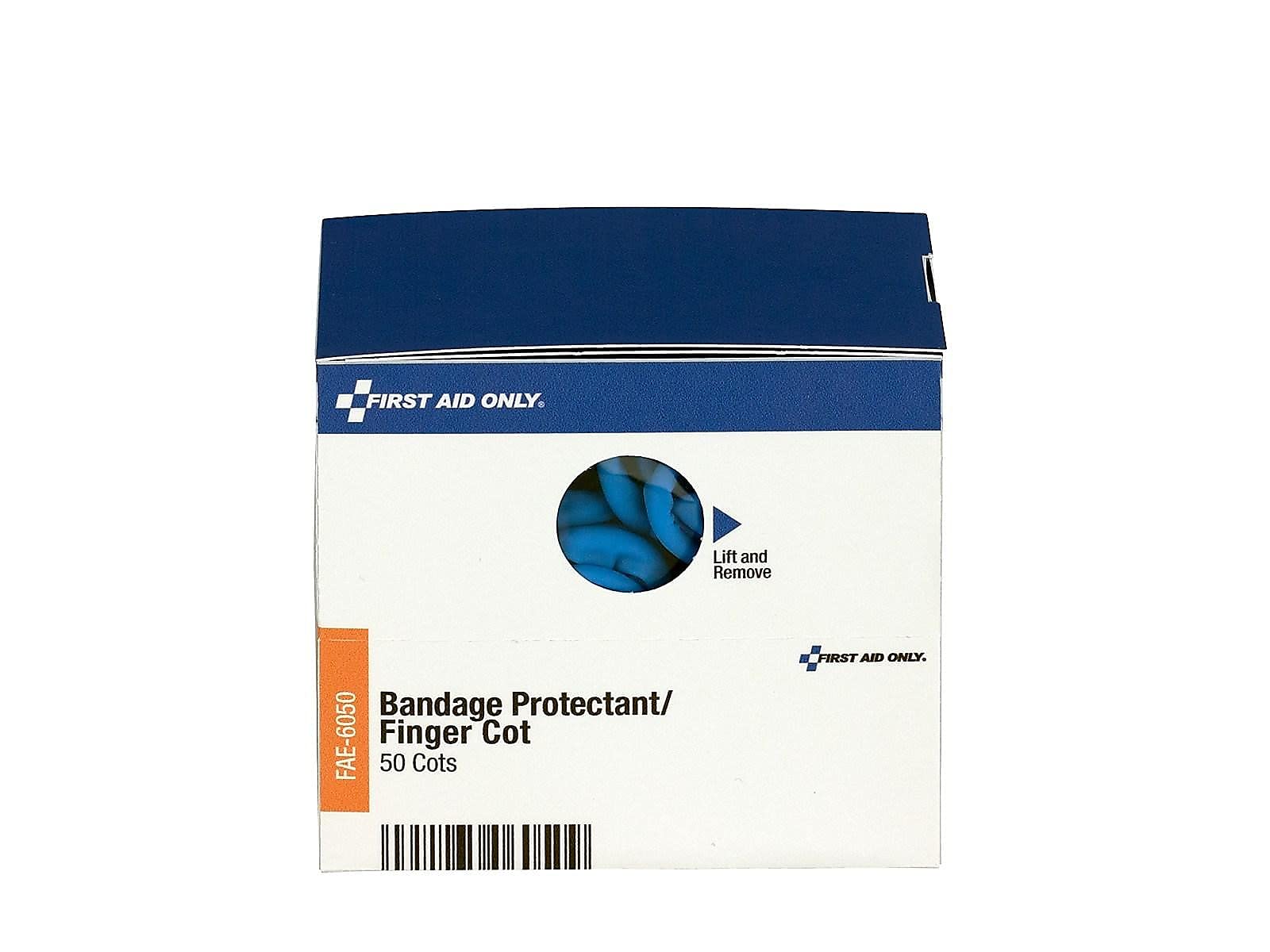 First Aid Only FAE-6050 SmartCompliance Finger Cots, First Aid Kit Refill Supplies for Business, Food Service, and Home, 50 Coun