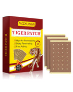 MQXUNMI Tiger Patches, 60 Counts Chinese Tiger Plaster Ultra Strength Heat Patches, 24 Hour Long Lasting Joint Patches for Muscl