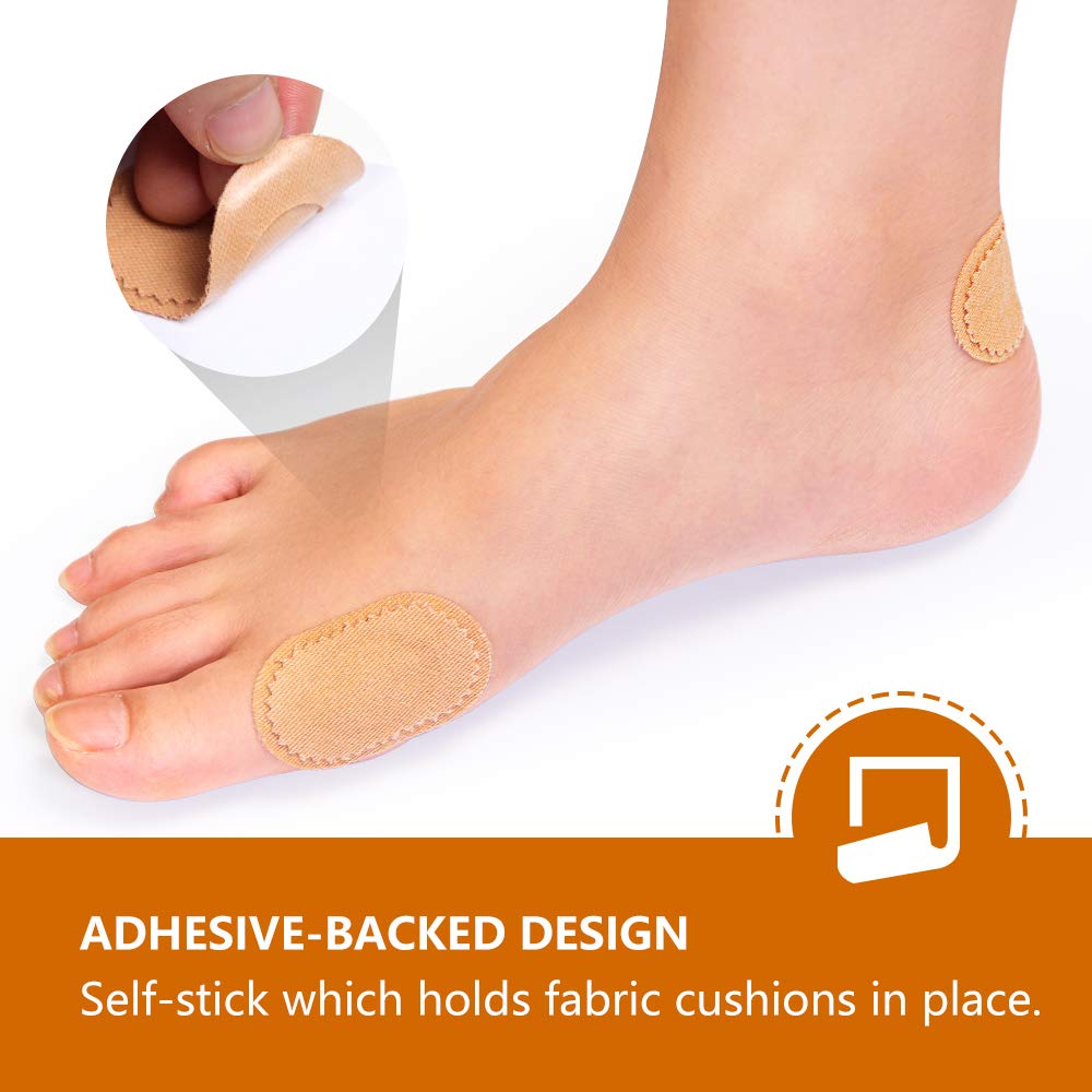 Kimihome Bunion Cushion Pads - FSA or HSA eligible - 24 Count Bunion Pain Protectors to Wear with Shoes for Men and Women Feet (