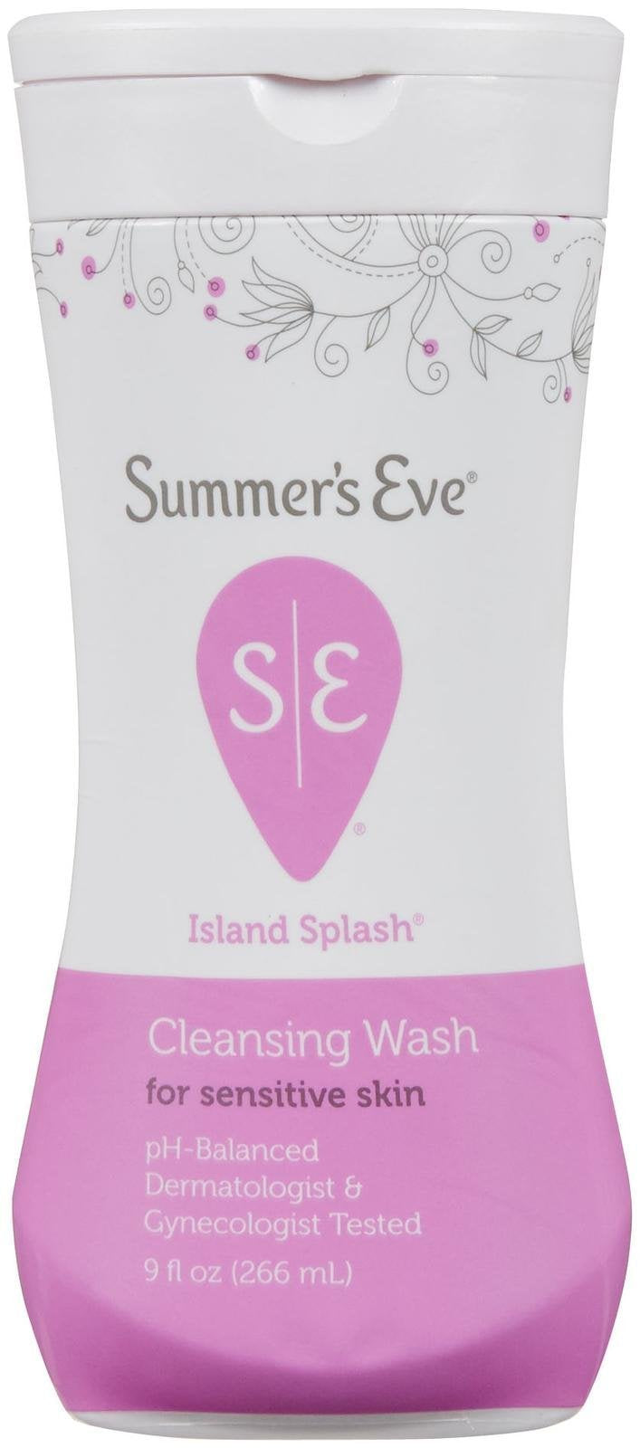 Summer's Eve Feminine Cleansing Wash for Sensitive Skin | Island Splash 9 fl oz | 1-Unit