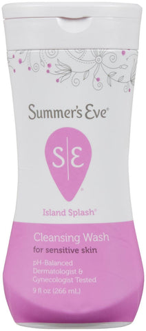 Summer's Eve Feminine Cleansing Wash for Sensitive Skin | Island Splash 9 fl oz | 1-Unit