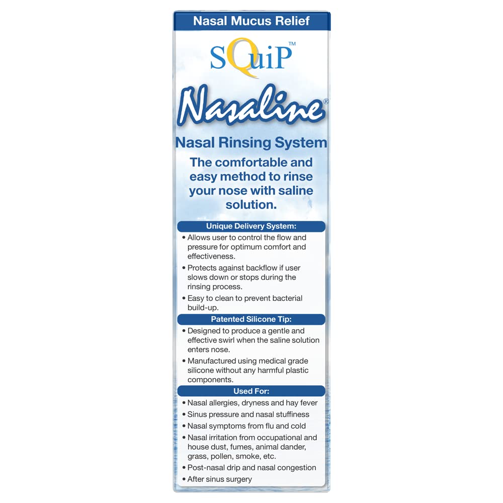Squip Products Nasaline Adult Irrigator Kit