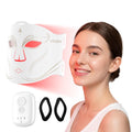 LED Face Mask Light Therapy, Wireless Red Light Therapy Mask, 400 LEDs