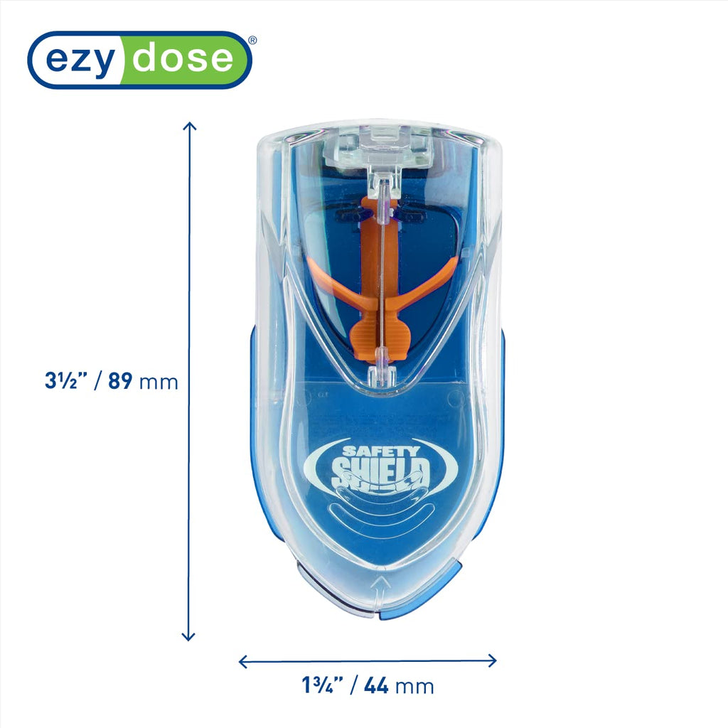 EZY DOSE Pill Cutter with Safety Shield, Precise Tablet Splitter for Cutting Pills, Vitamins, or Medication, Easy-to-Use Compact