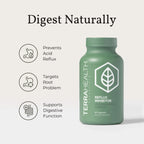 Terra Health Essentials - Reflux Inhibitor | Relieve Indigestion and Heartburn | 30-Day Supply (90 Capsules)