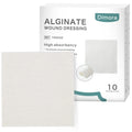 Dimora Calcium Alginate Wound Dressing, 4 x 4 Patches,10 Individual Sterile Pads, Soft and Highly Absorbent Dressing Gauze, 