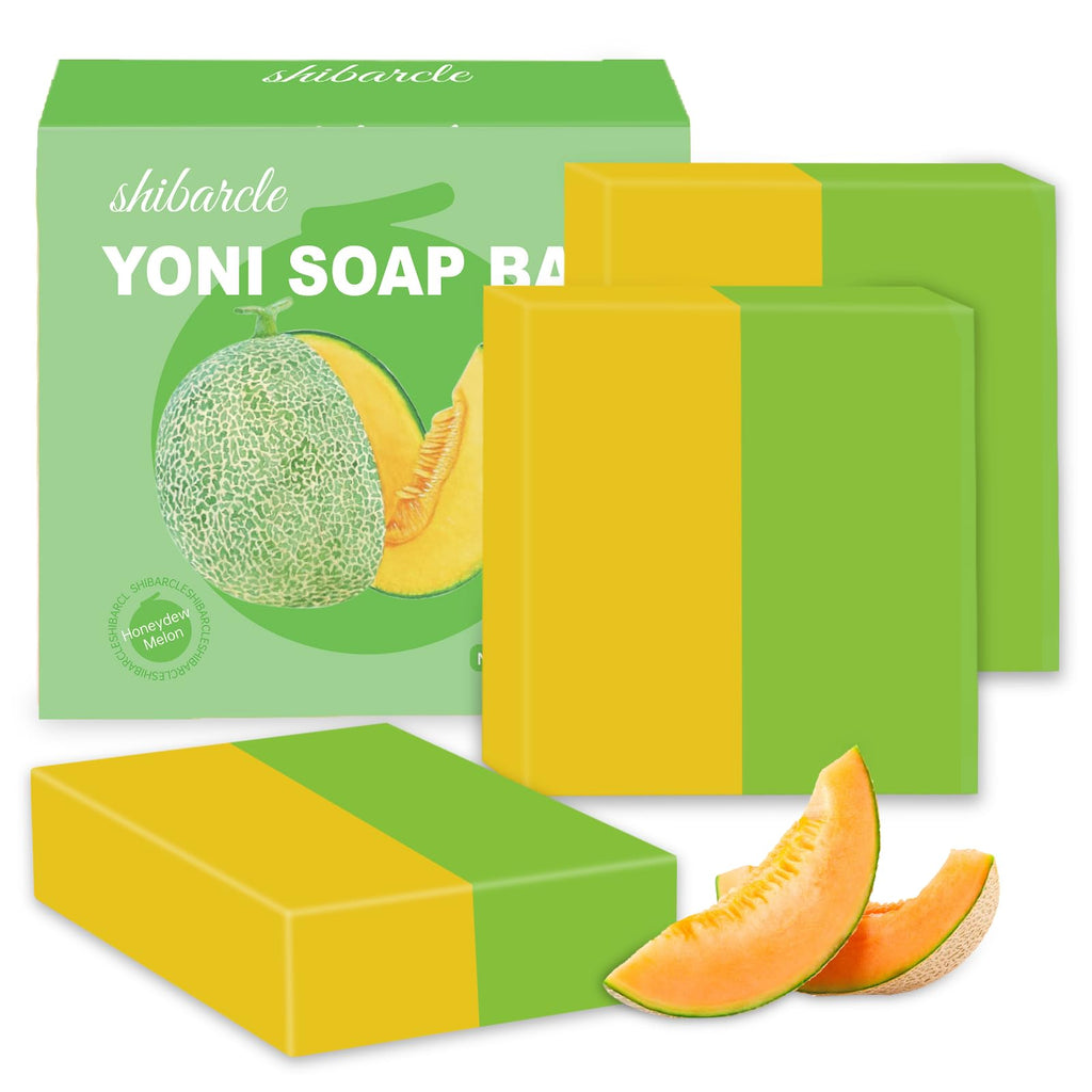 3 PCS Yoni Soap Bars for Women pH Balance, Natural Yoni Bar Soap Yoni Wash for Vaginal Moisturizing Eliminates Odor Body Wash So