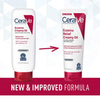 Cerave Eczema Relief Creamy Body Oil | Anti Itch Cream for Eczema & Moisturizer for Dry Skin with Colloidal Oatmeal, Ceramides a