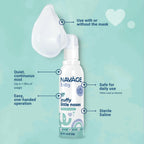 Navage Baby Micro-Mist Saline Inhaler - Baby Saline Nasal Spray Mist for Baby Congestion Relief - Pediatrician Recommended Baby