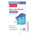 Sirona Period Made Easy Tampons  20 Piece | For Medium & Regular Flow | Biodegradable Tampons | Fda Approved