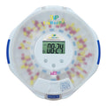 EziMedPil Automatic Pill Dispenser with Alarm, Sound & Light, up to 6 Alarms/Day, Easy-Read Display, 6 Dosage Templates, Locked 