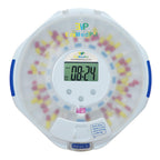 EziMedPil Automatic Pill Dispenser with Alarm, Sound & Light, up to 6 Alarms/Day, Easy-Read Display, 6 Dosage Templates, Locked 