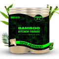 Beco 2 Ply Kitchen Towel Rolls | 360 Pull (60 Pulls X 6 Roll) | Super Absorbent |100% Ecofriendly Pure Bamboo Pulp | Chemical 