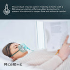 ResOne Oxygen Tubing Swivel Connectors 5-Pack, Cannula, Hose, Tube Connectors, Oxygen Line Splitter, Concentrator Supplies, 360-