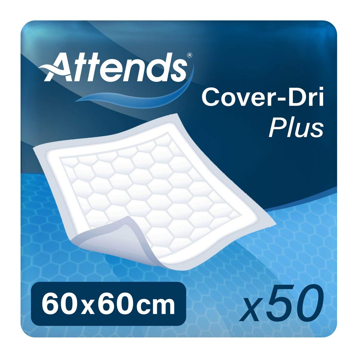 Attends Cover-Dri Plus 60x60cms 50 Pack by Attends
