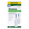 Quality Choice Enema Twin Pack, Relieves Occasional Constipation, Complete & Ready to Use, Sodium Phosphates Rectal Solution, La